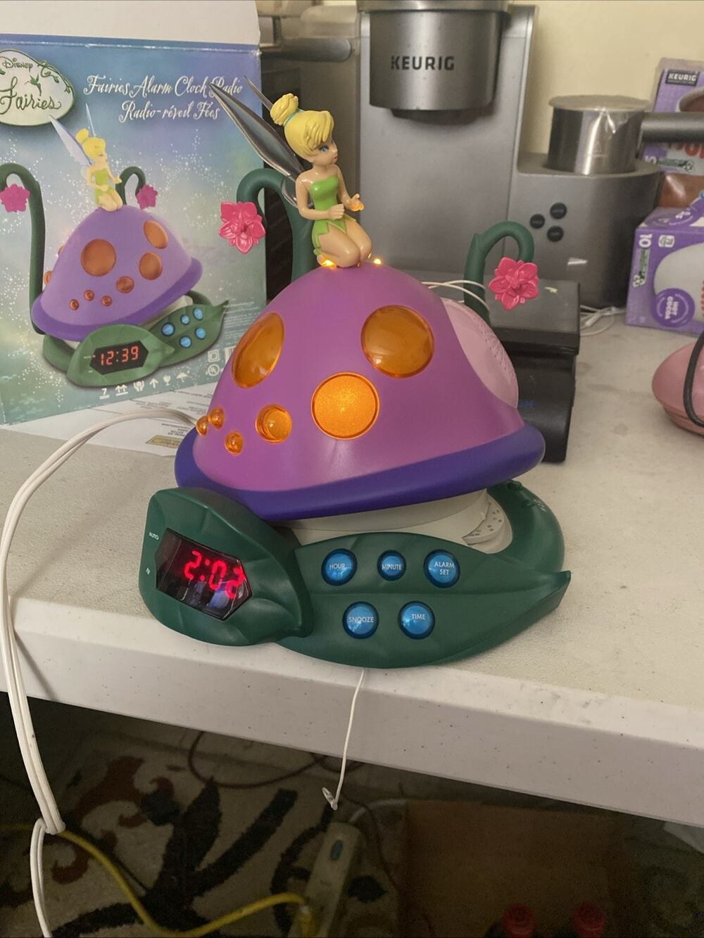 Disney Fairies Tinker Bell & The Lost Treasure Alarm Clock Radio 0037